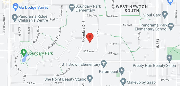 map of 12454 61 AVENUE